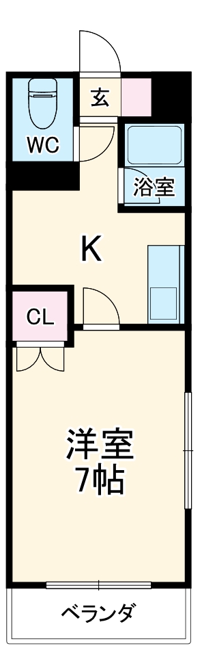 アロー湘南の間取り