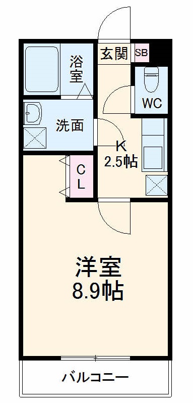 Taste中村公園の間取り