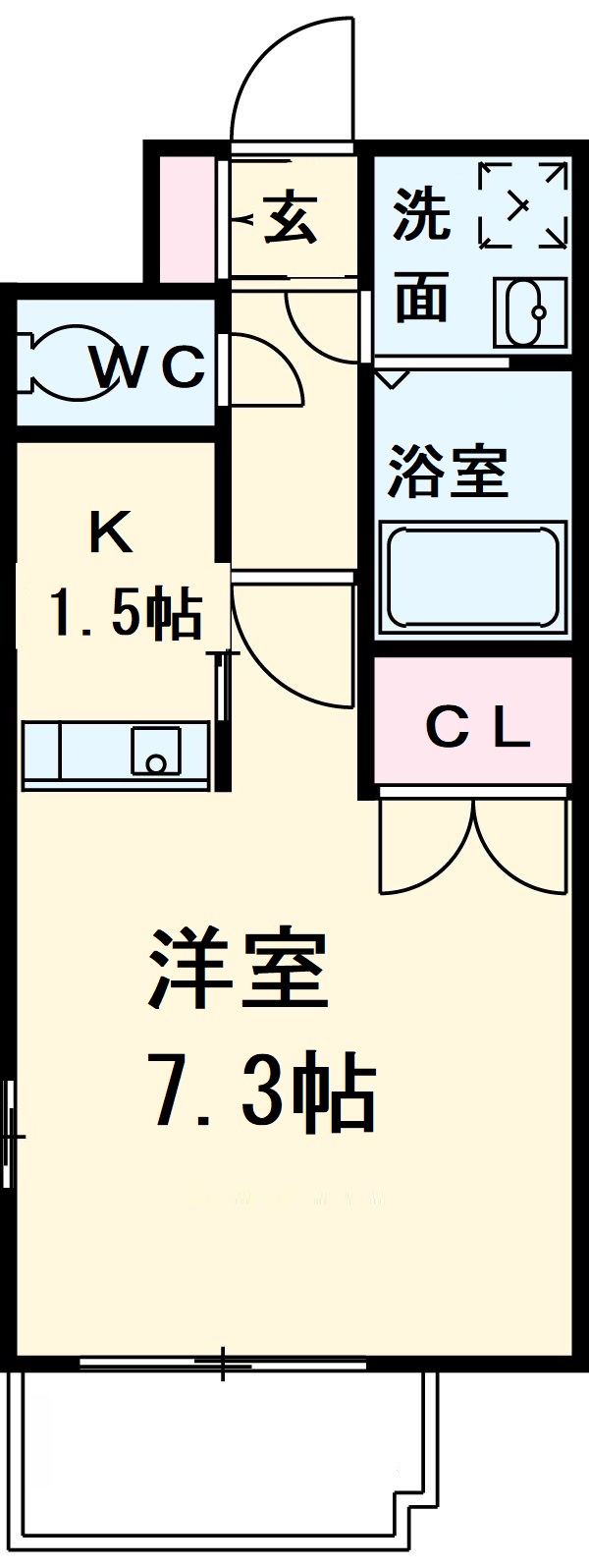 プレサンス名古屋STATIONアライブの間取り