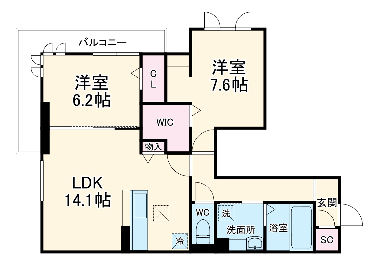 グランドゥールの間取り