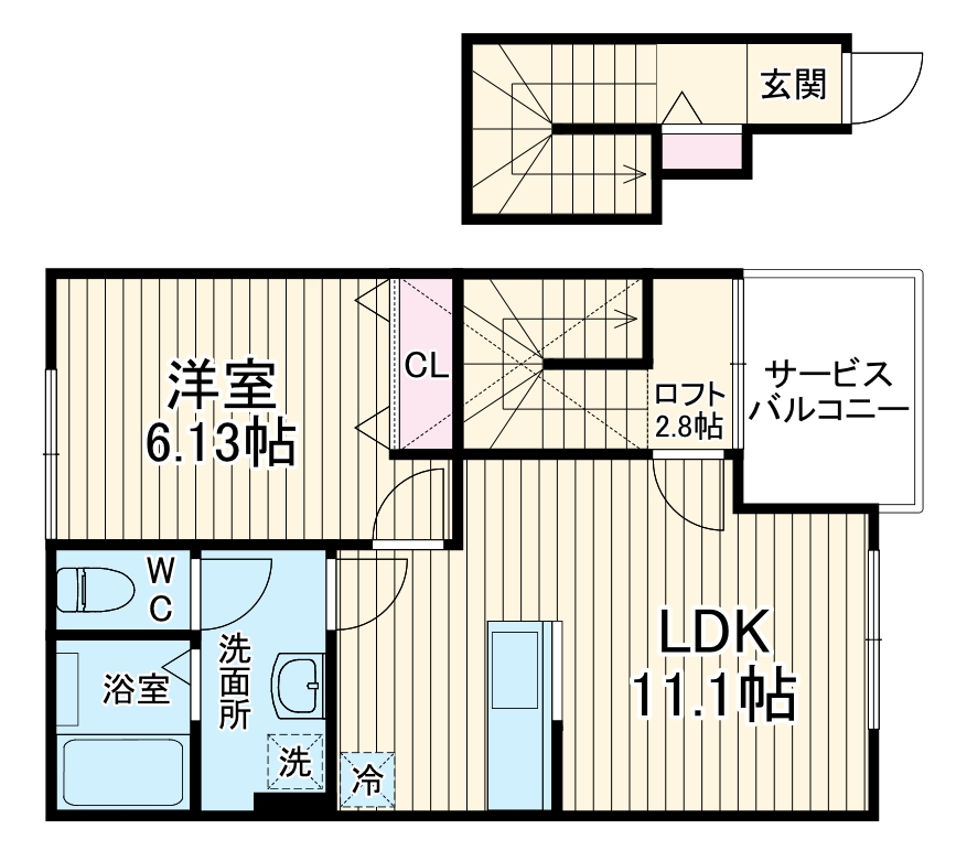 キングスビレッジの間取り