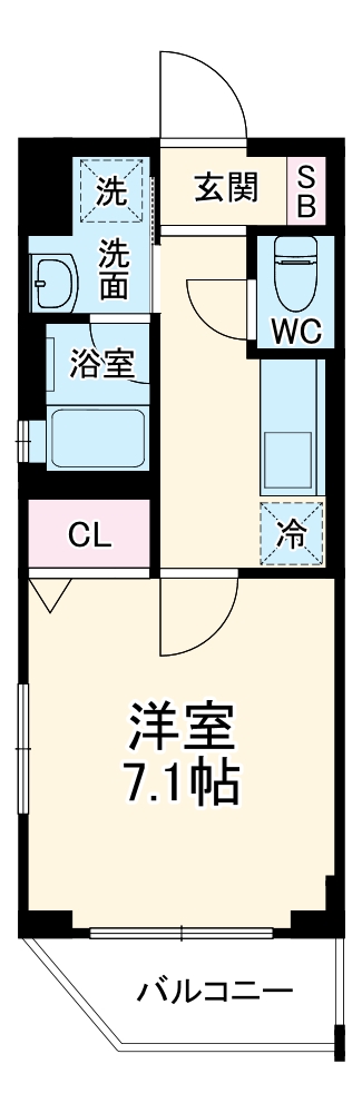 べラジオ雅び京都円町Ⅱの間取り