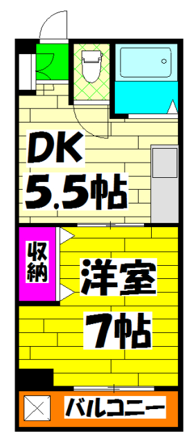 桜井ビルの間取り