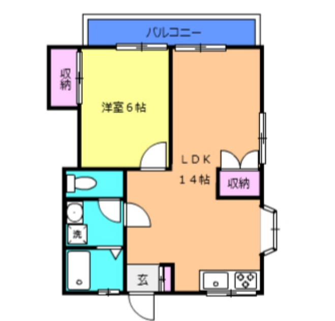 アカネハイツの間取り