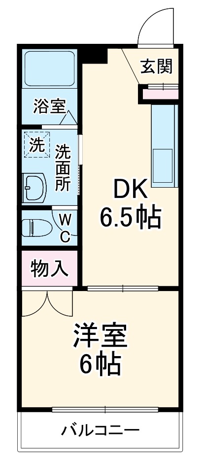 グランドール亜梨の間取り