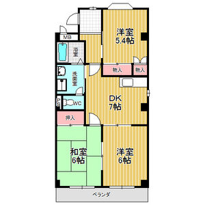 ブルームバンノの間取り