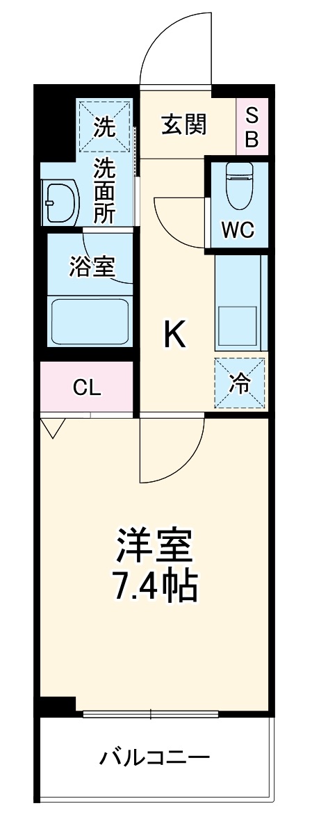 べラジオ雅び京都円町Ⅱの間取り