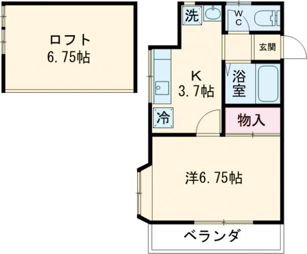 アヴェイラ朝霞の間取り