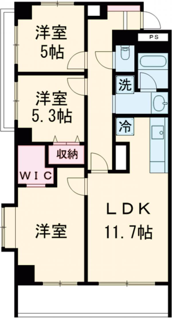 アルトジャルダンの間取り