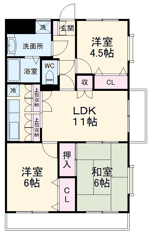 パークヒル参番館の間取り