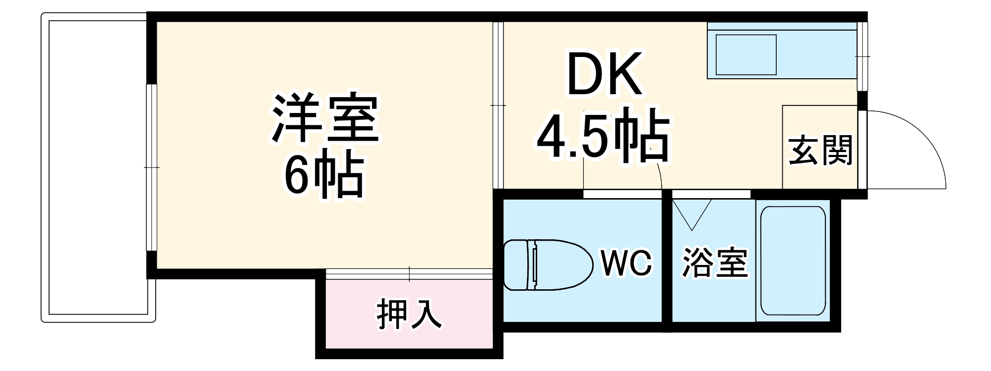 シティービュー瑞穂の間取り