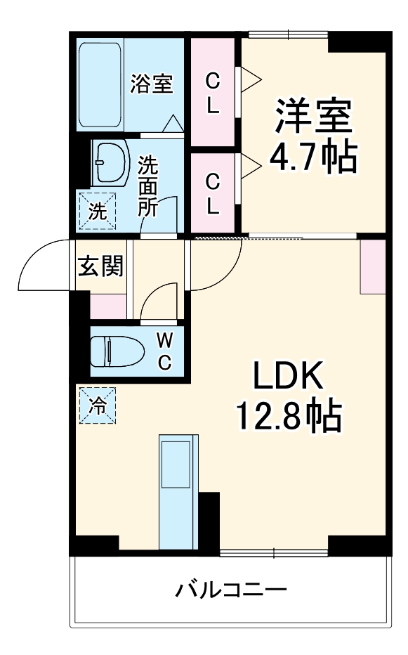 D-ROOM伊勢1丁目の間取り