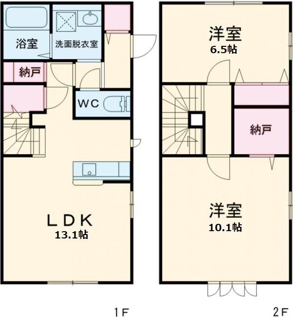 みはらしHills イースト棟の間取り