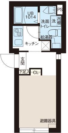レピュア北千住レジデンスの間取り