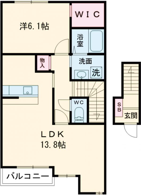 ヴィラ・コンフォーレの間取り