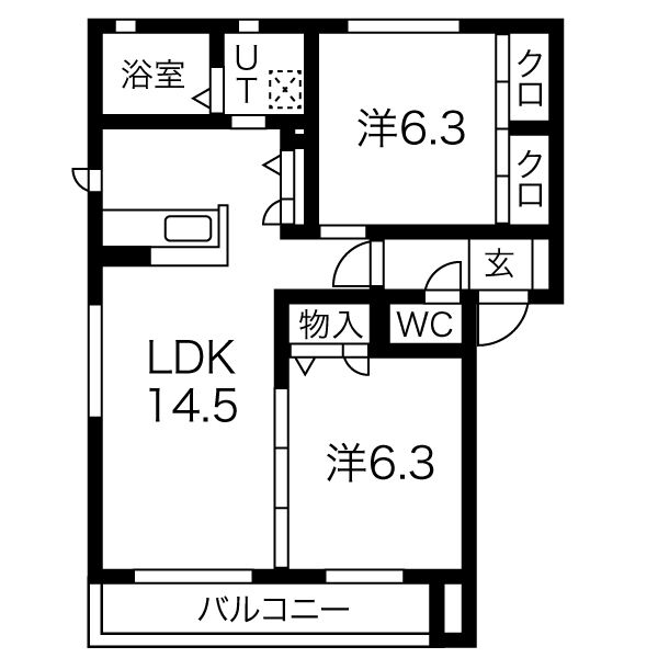 ヴェルドミール葉池の間取り