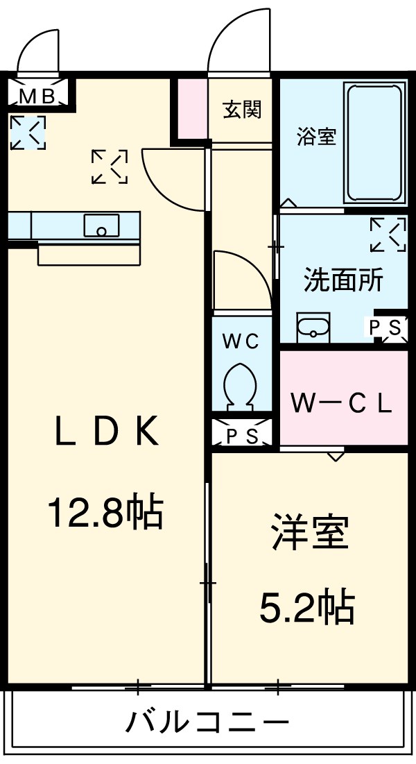 スマイリア西船の間取り