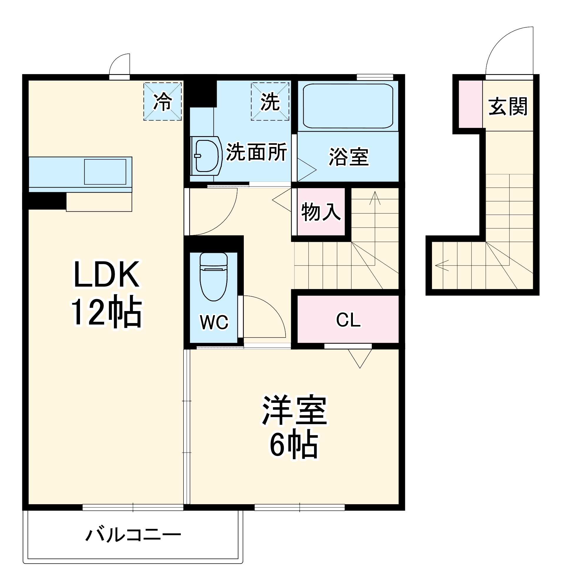 ディアコートの間取り