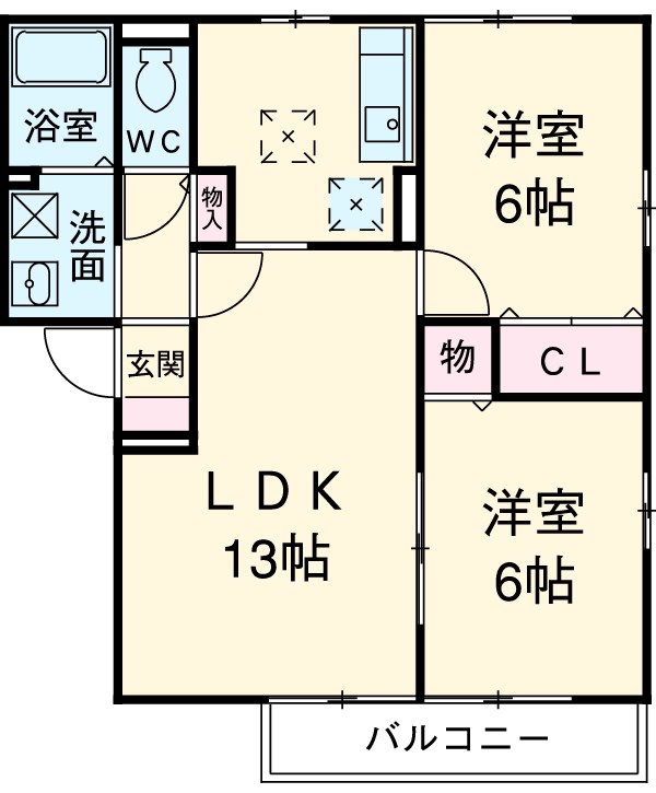 ボナールⅣの間取り