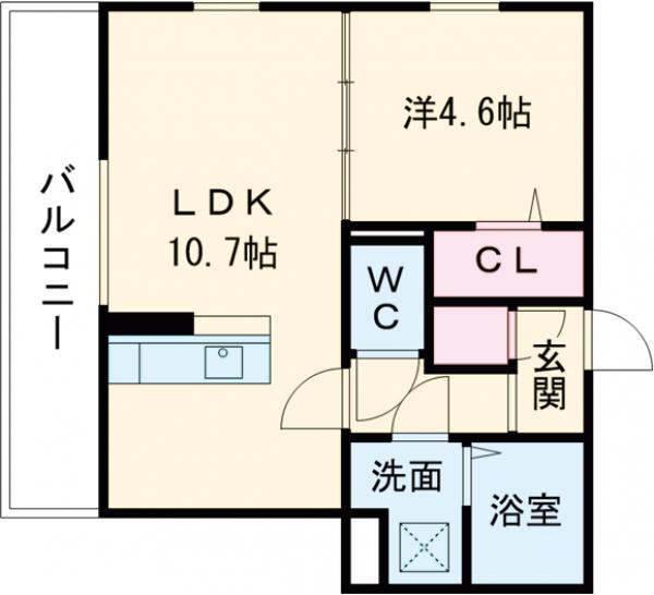 レガート2の間取り