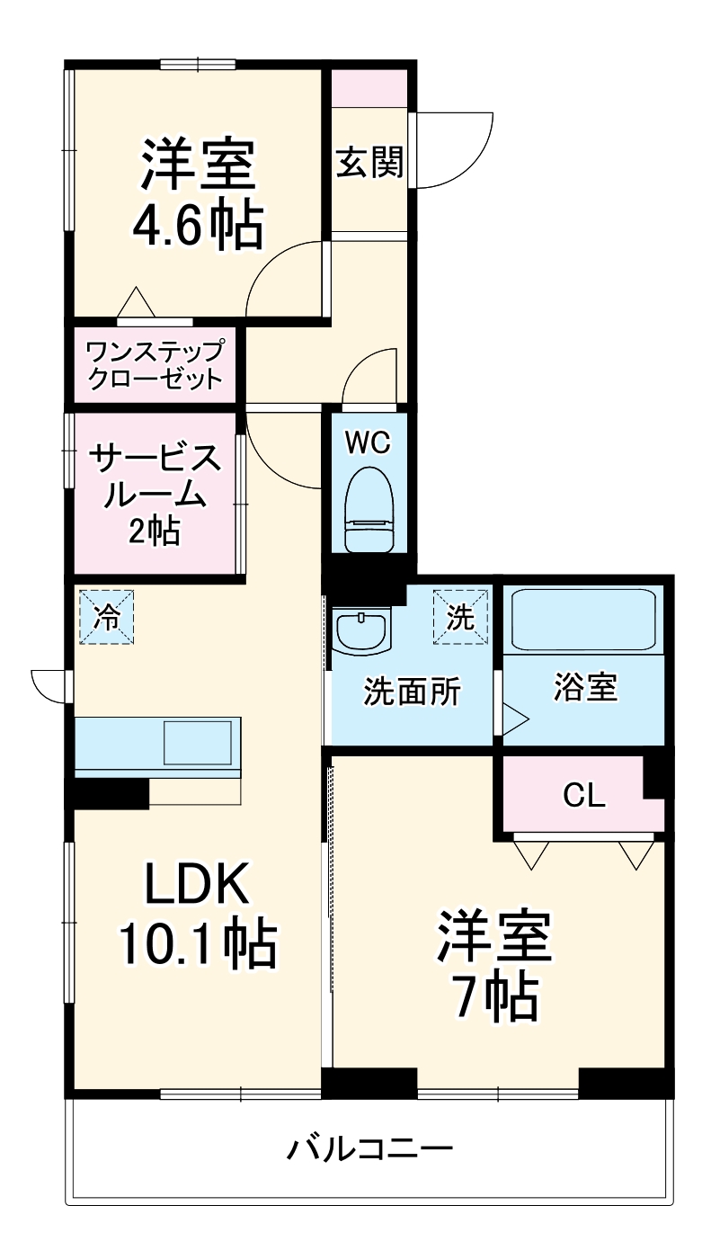 ローレルハイムの間取り
