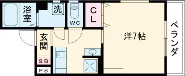 ネクストライフ太秦天神川の間取り