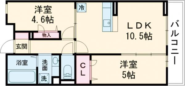 グラナーデ祖師谷の間取り