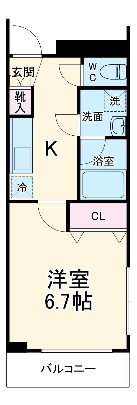 クレヴィスタ武蔵小杉の間取り