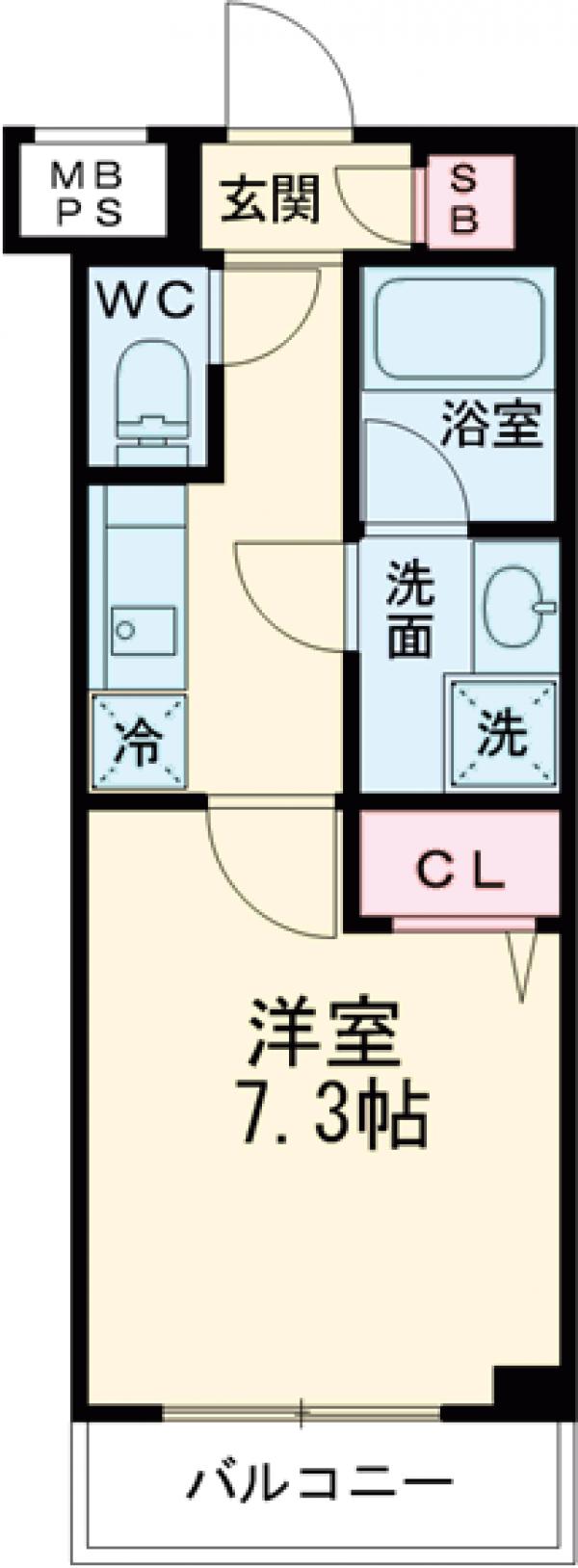 クレヴィスタ柴又の間取り