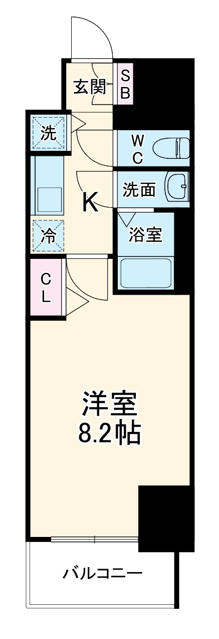 プライムアーバン御堂筋本町の間取り