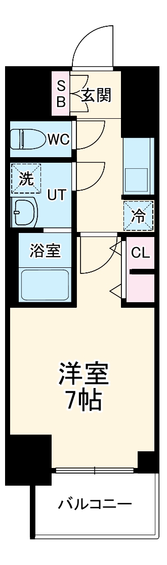 S-RESIDENCE熱田Ⅱの間取り