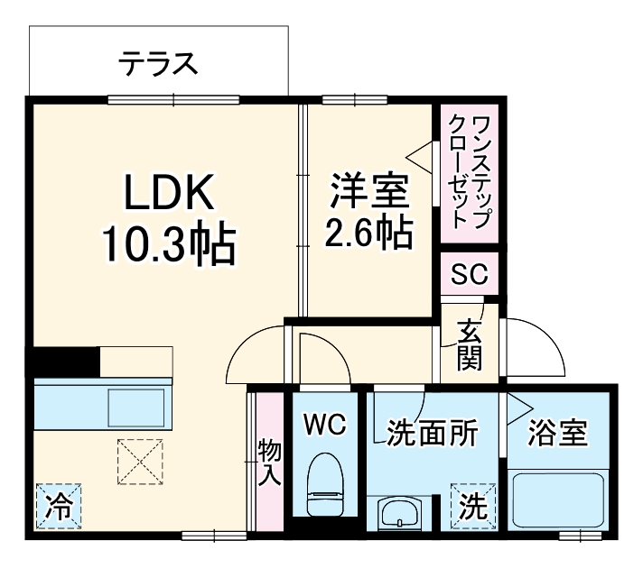 ビーバーズハウスⅡの間取り