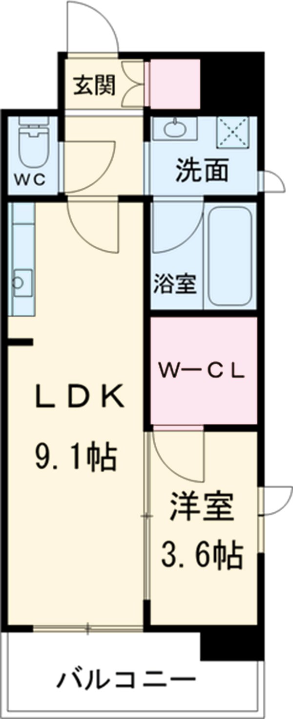 エルスタンザ葵の間取り
