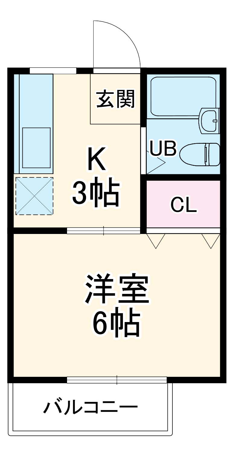 サニーコーポ豊田の間取り