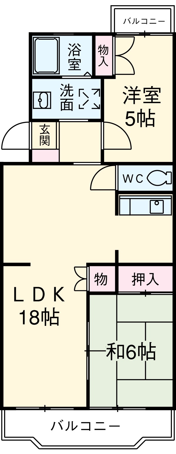 エクレールK久野の間取り