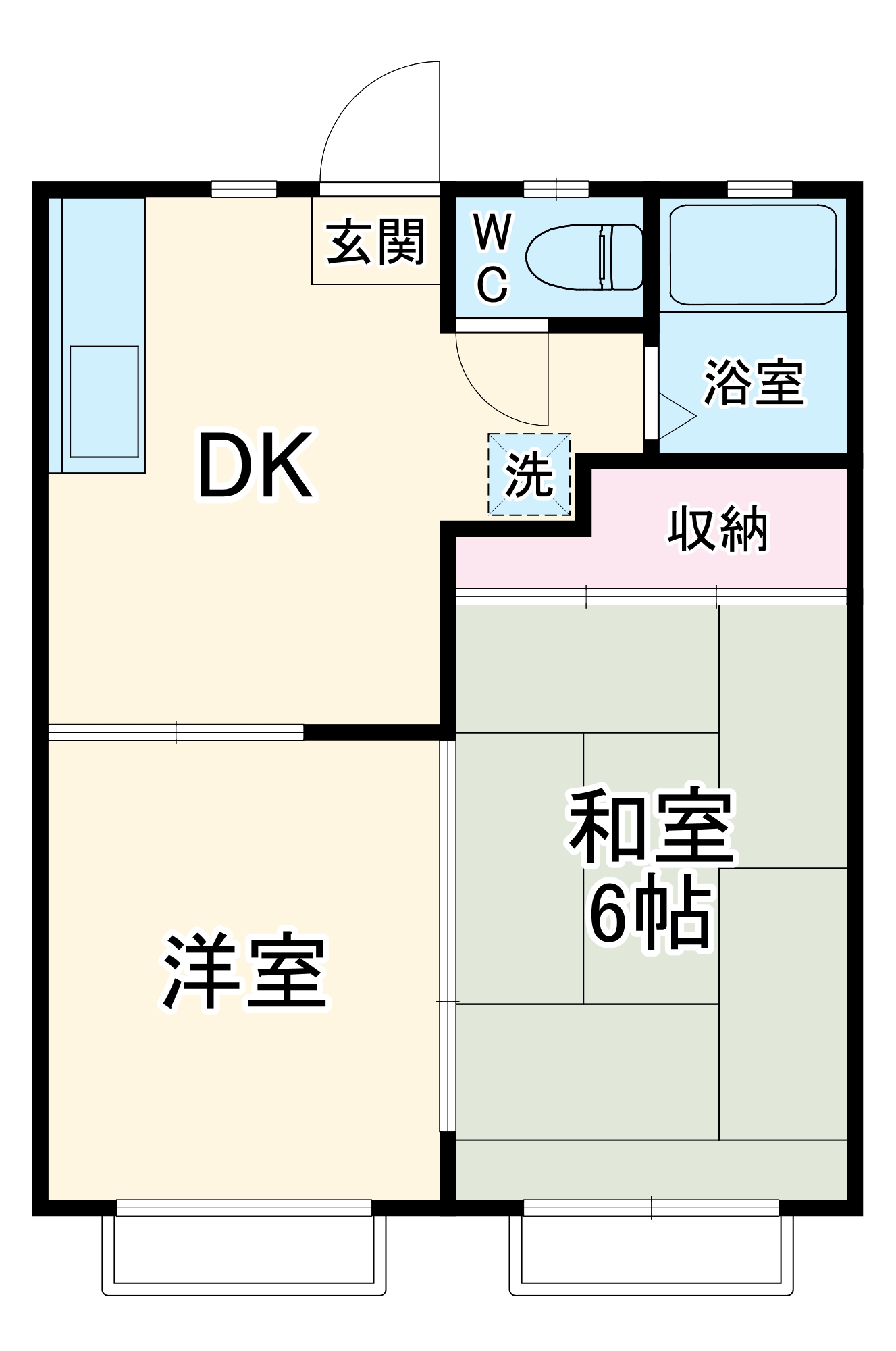 ルミエール上新井の間取り
