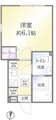 アザーレ・ターコイズ府中本町B棟の間取り