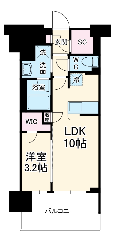 リニアゲートタワー名古屋の間取り