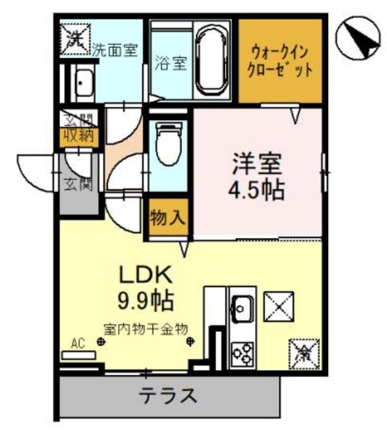 ディール上尾の間取り