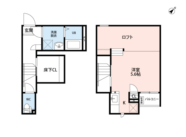 CB鴻巣パルフェの間取り