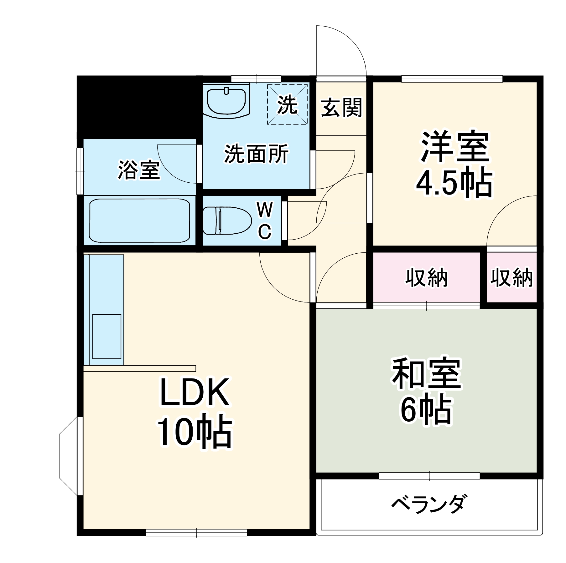 トレイディングコーポの間取り