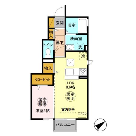 ソフィア Bの間取り