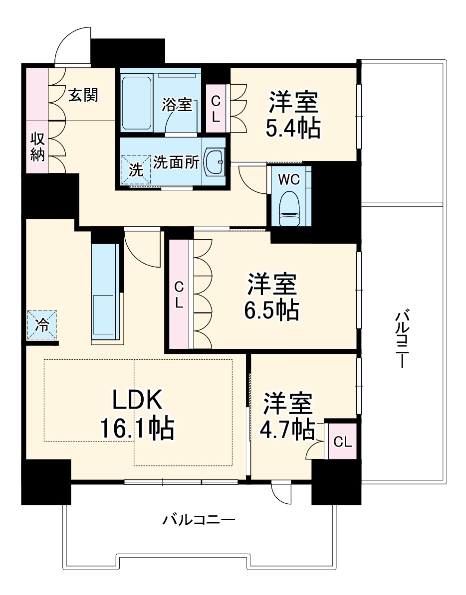 ザ・ハウス豊橋WESTの間取り