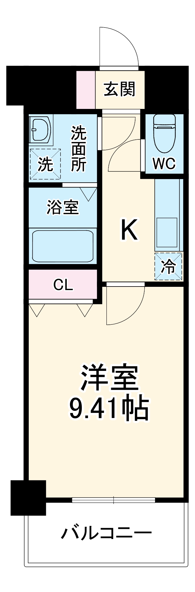 GRAND RISE 住居の間取り