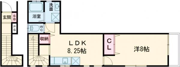 クラリスの間取り
