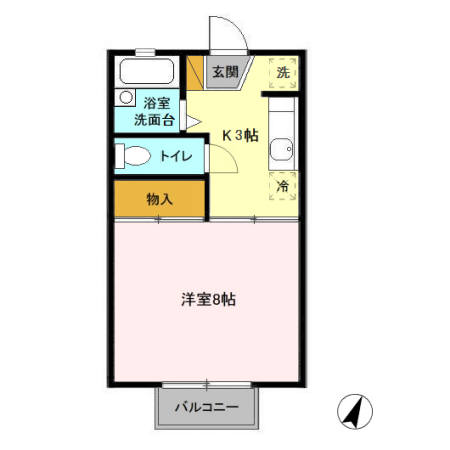 ライトハウス Ⅱの間取り