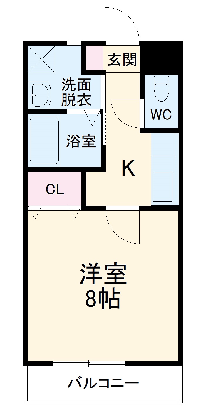 La plage 逢妻の間取り