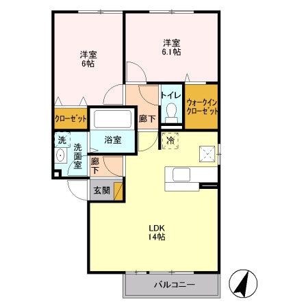 レグルスAの間取り