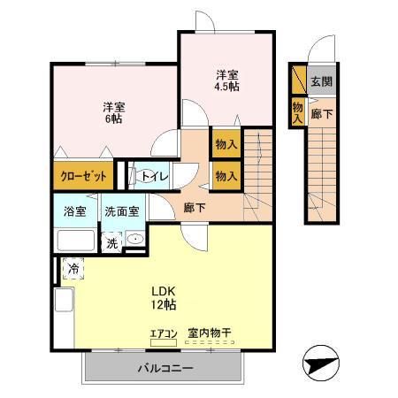 チリエージョの間取り