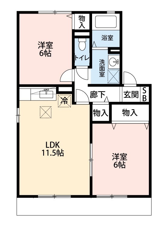グリーンウェーブⅡの間取り